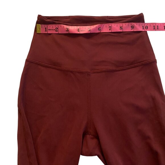 Lululemon Groove Super-High-Rise Flare Pant Nulu Size 2 🍷 Red Merlot - Picture 11 of 13